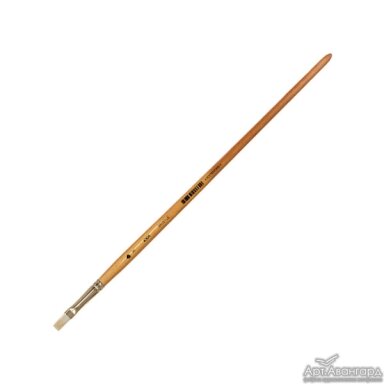 Bleached Bristle Elite 4304 Flat Long Handle Brush No.3 Bleached Bristle Elite 4304 Flat Long Handle Brush No.3