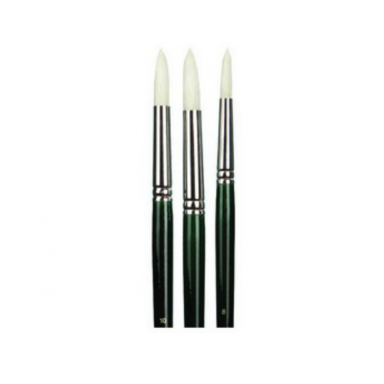 Bleached Bristle 1101 Round Long Handle Brush No.5
