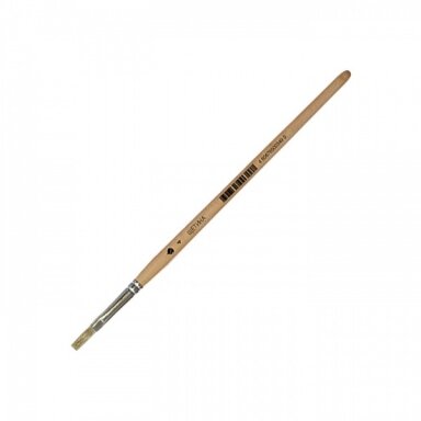 Bleached Bristle Flat Short Handle Brush No.4 Bleached Bristle Flat Short Handle Brush No.4