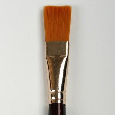 Decola Synthetic  Flat Short Handle Brush No.10 (17 mm)