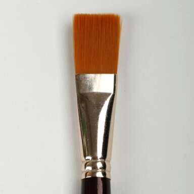 Decola Synthetic  Flat Short Handle Brush No.11 (19 mm)