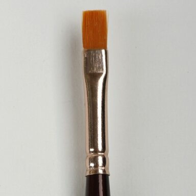 Decola Synthetic  Flat Short Handle Brush No.3 (6.7 mm)