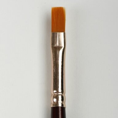 Decola Synthetic  Flat Short Handle Brush No.4 (7 mm)