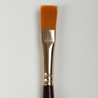Decola Synthetic  Flat Short Handle Brush No.8 (13 mm)