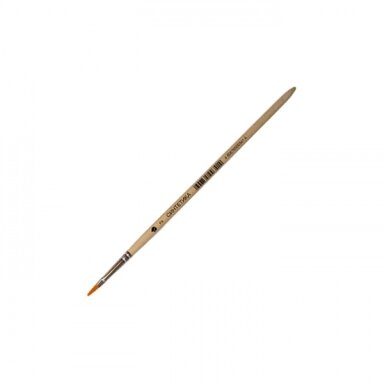 Synthetic Flat Short Handle Brush No.2
