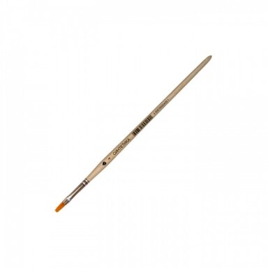 Synthetic Flat Short Handle Brush No.4