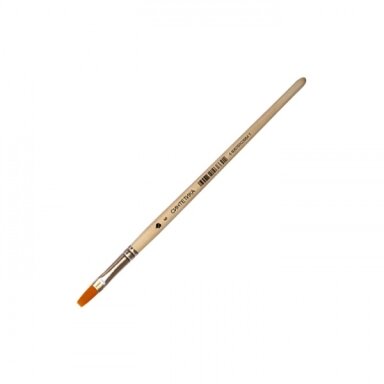 Synthetic Flat Short Handle Brush No.6