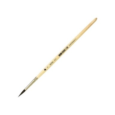 Synthetic ECO Squirrel Hair (imitation) Round Short Handle Brush No.3