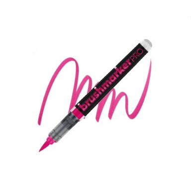 Teptukinis markeris Karin Brushmarker PRO Neon raudonos-violetinės spalvos 4072 Teptukinis markeris Karin Brushmarker PRO Neon raudonos-violetinės spalvos 4072