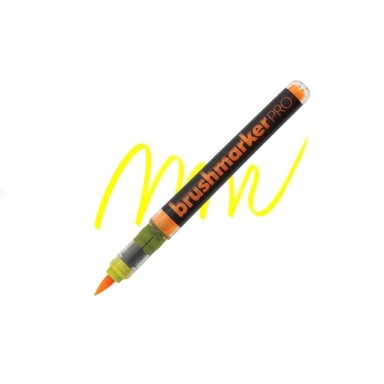 Маркер кисточковый художественный Karin Brushmarker PRO Neon цвет канарейки 0220 Маркер кисточковый художественный Karin Brushmarker PRO Neon цвет канарейки 0220