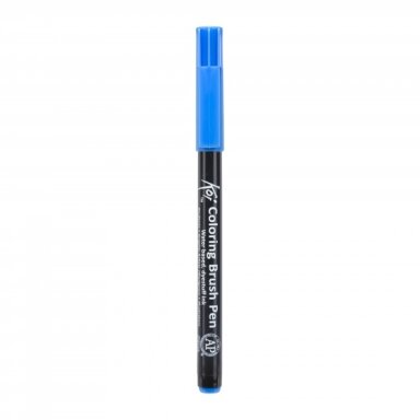 Маркер с кисточковым наконечником Koi Coloring Brush Pen синий стальной Маркер с кисточковым наконечником Koi Coloring Brush Pen синий стальной
