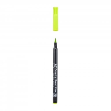 Sakura Koi Coloring Brush Pen Yellow Green