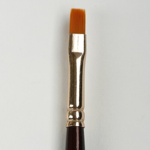 Teptukas sintetika plokščias Decola trumpas kotas No.1 (6 mm) 1