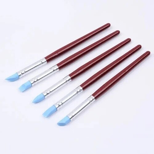 Set of 5 silicone brushes Set of 5 silicone brushes