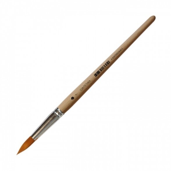 Synthetic Round Short Handle Brush No.7
