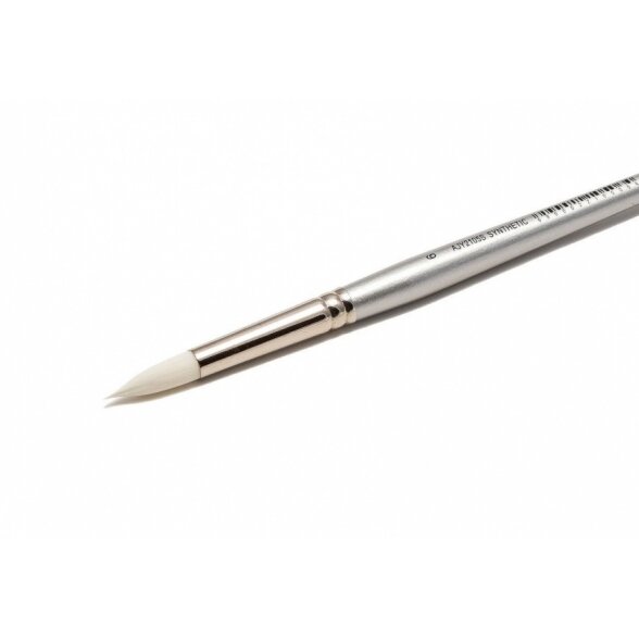 White Synthetic 2105 Round Long Handle Brush No.6 White Synthetic 2105 Round Long Handle Brush No.6