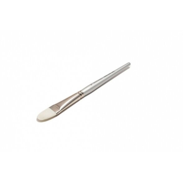 White Synthetic 2107S Filbert Short Handle Brush No.12