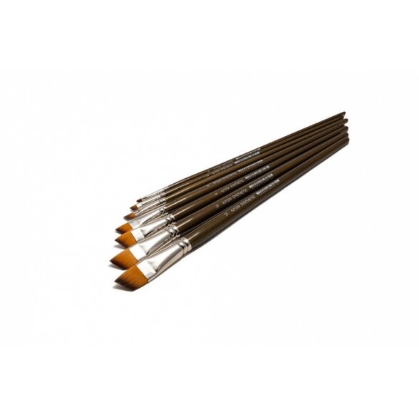 Doble-Coloured Synthetic 234 Angle Shader Long Handle Brush No.2 1 Doble-Coloured Synthetic 234 Angle Shader Long Handle Brush No.2 1