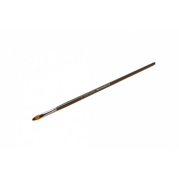 Doble-Coloured Synthetic 233 Filbert Long Handle Brush No.4