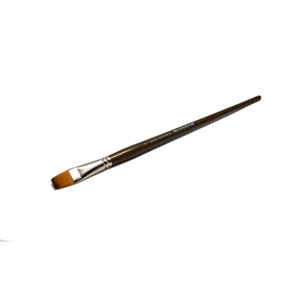 Doble-Coloured Synthetic 232 Flat Long Handle Brush No.11 Doble-Coloured Synthetic 232 Flat Long Handle Brush No.11