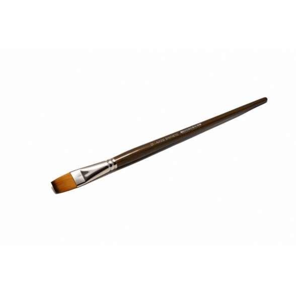 Doble-Coloured Synthetic 232 Flat Long Handle Brush No.12 Doble-Coloured Synthetic 232 Flat Long Handle Brush No.12