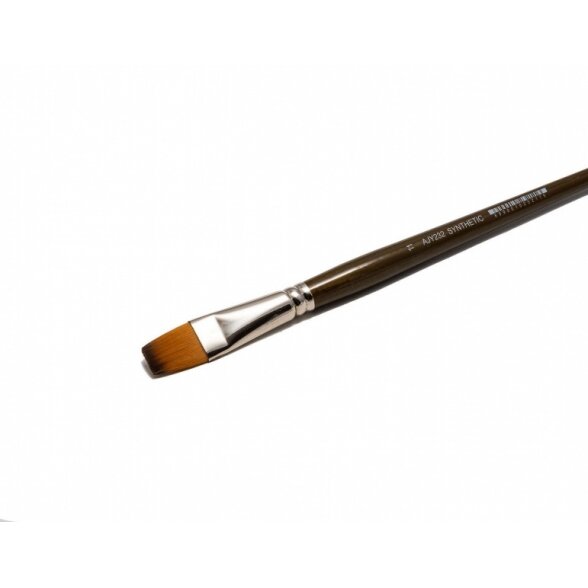 Doble-Coloured Synthetic 232S Flat Short Handle Brush No.11
