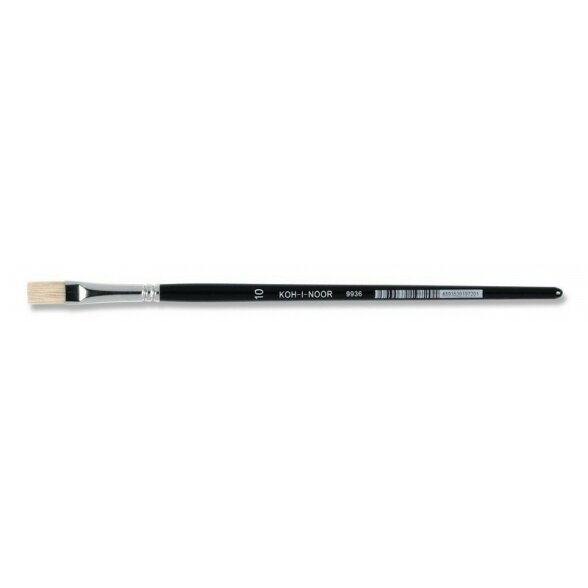 Кисть Koh-I-Noor 9936 плоская короткая ручка №10 Кисть Koh-I-Noor 9936 плоская короткая ручка №10