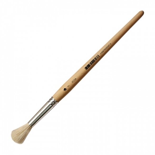 Goat Hair Round Short Handle Brush No.7