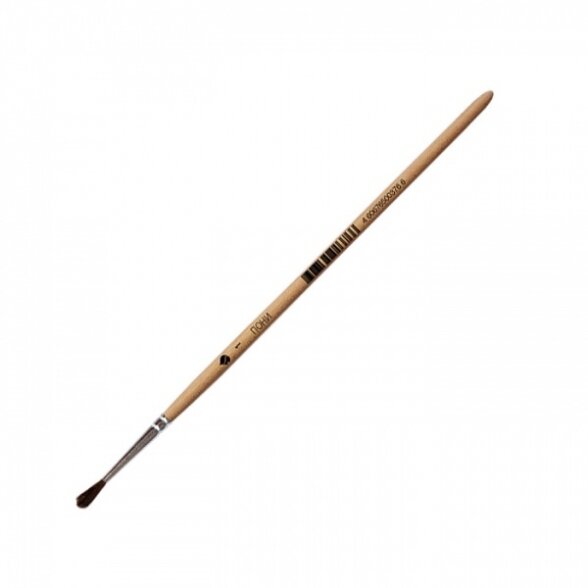 Pony Hair Round Short Handle Brush No.1