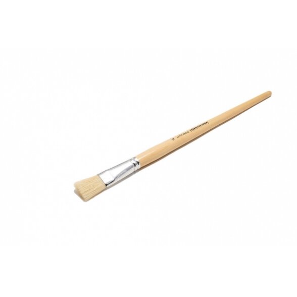 Bristle 117 Flat Long Handle Brush No.12 Bristle 117 Flat Long Handle Brush No.12