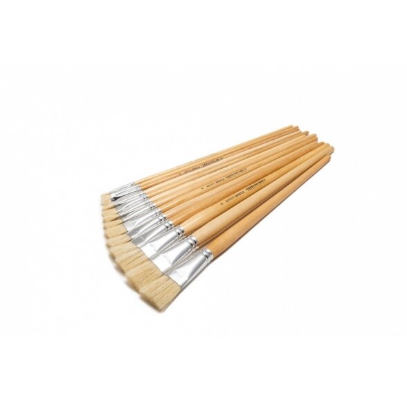 Bristle 117 Flat Long Handle Brush No.5 1 Bristle 117 Flat Long Handle Brush No.5 1