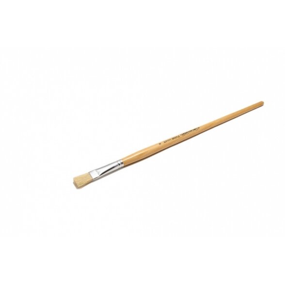 Bristle 117 Flat Long Handle Brush No.8