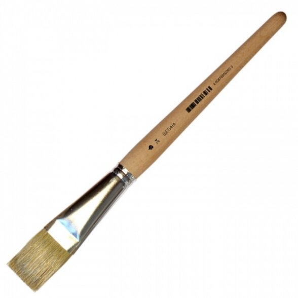 Bleached Bristle Flat Short Handle Brush No.24 Bleached Bristle Flat Short Handle Brush No.24