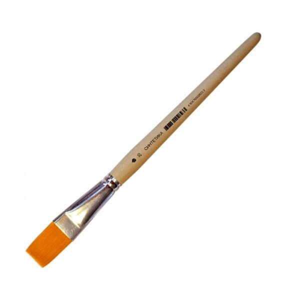 Synthetic Flat Short Handle Brush No.20 Synthetic Flat Short Handle Brush No.20