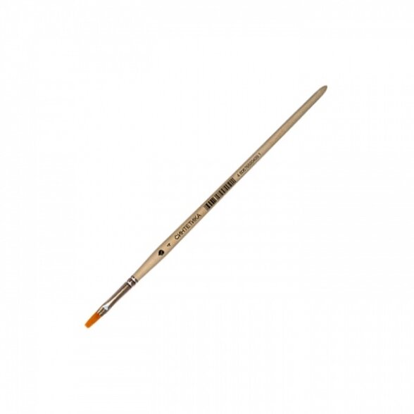 Synthetic Flat Short Handle Brush No.4 Synthetic Flat Short Handle Brush No.4