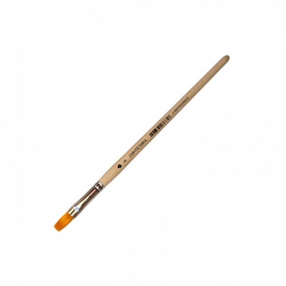 Synthetic Flat Short Handle Brush No.8 Synthetic Flat Short Handle Brush No.8