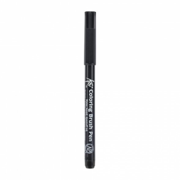Teptukinis markeris Sakura Koi Color Brush juodos spalvos (Black)