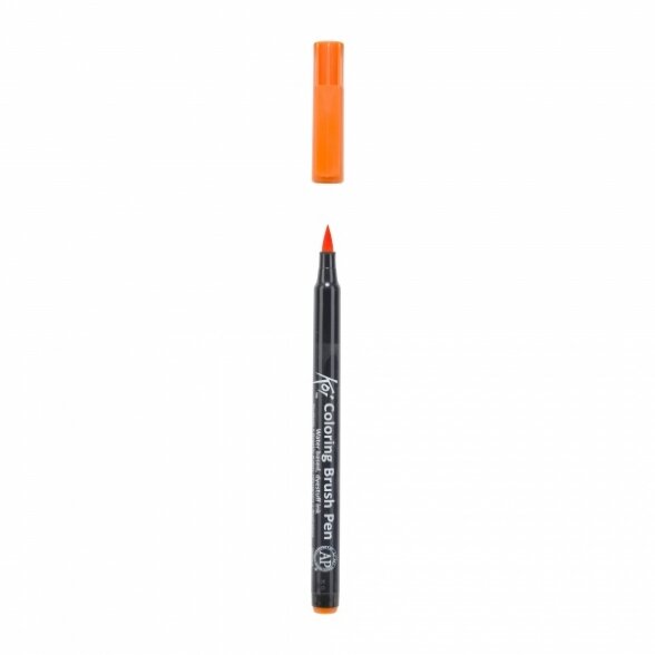Teptukinis markeris Sakura Koi Color Brush oranžinės spalvos (Orange) 1 Teptukinis markeris Sakura Koi Color Brush oranžinės spalvos (Orange) 1