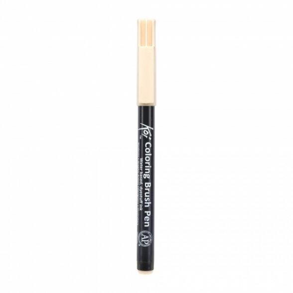 Teptukinis markeris Sakura Koi Color Brush šviesiai geltonas (Naples Yellow)