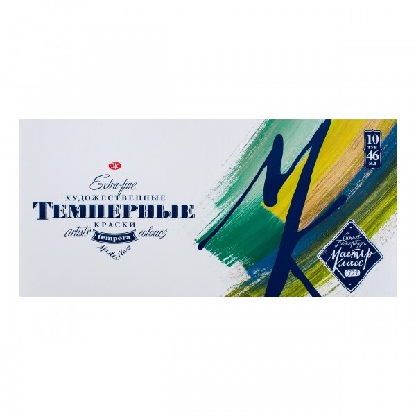 Мастер-Класс Набор темпера, картон, 10 шт х46 мл Мастер-Класс Набор темпера, картон, 10 шт х46 мл