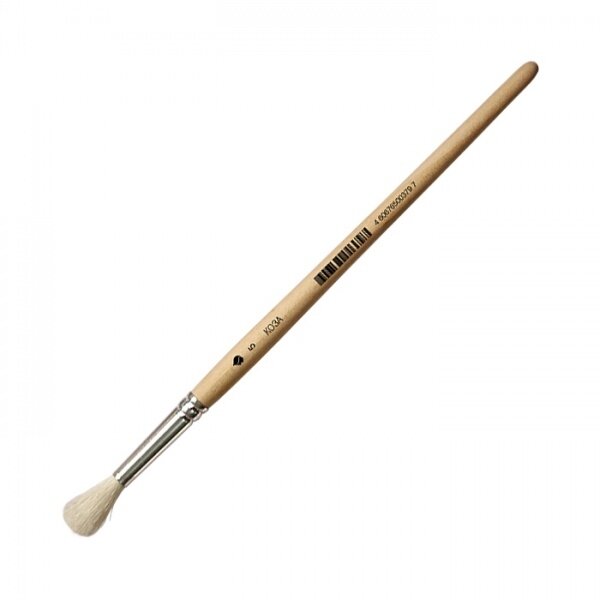 Goat Hair Round Short Handle Brush No.5