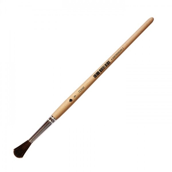 Pony Hair Round Short Handle Brush No.5 Pony Hair Round Short Handle Brush No.5