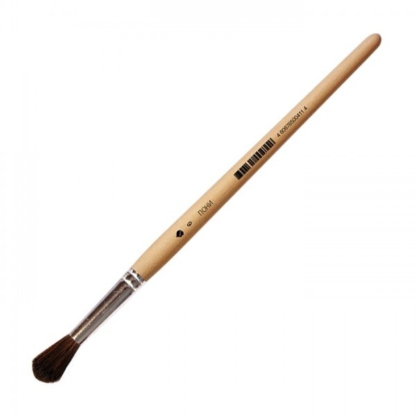 Pony Hair Round Short Handle Brush No.6 Pony Hair Round Short Handle Brush No.6