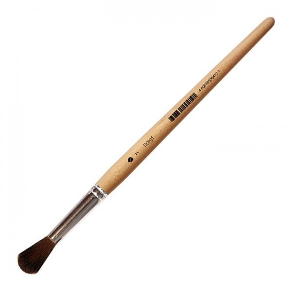 Pony Hair Round Short Handle Brush No.7 Pony Hair Round Short Handle Brush No.7