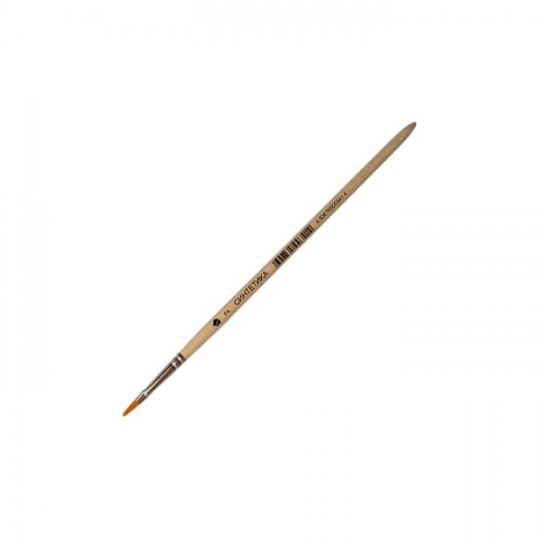 Synthetic Flat Short Handle Brush No.2 Synthetic Flat Short Handle Brush No.2
