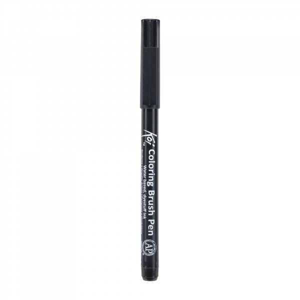 Teptukinis markeris Sakura Koi Color Brush juodos spalvos (Black)