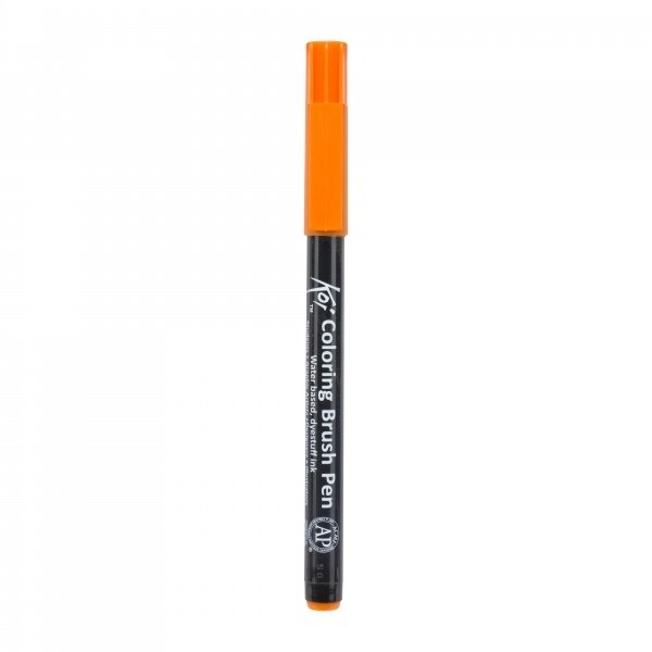 Teptukinis markeris Sakura Koi Color Brush oranžinės spalvos (Orange) Teptukinis markeris Sakura Koi Color Brush oranžinės spalvos (Orange)