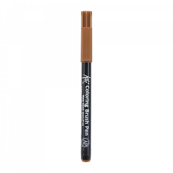 Teptukinis markeris Sakura Koi Color Brush rudos spalvos (Brown) Teptukinis markeris Sakura Koi Color Brush rudos spalvos (Brown)