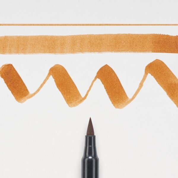 Teptukinis markeris Sakura Koi Color Brush siena natūrali (Raw Sienna) 2 Teptukinis markeris Sakura Koi Color Brush siena natūrali (Raw Sienna) 2