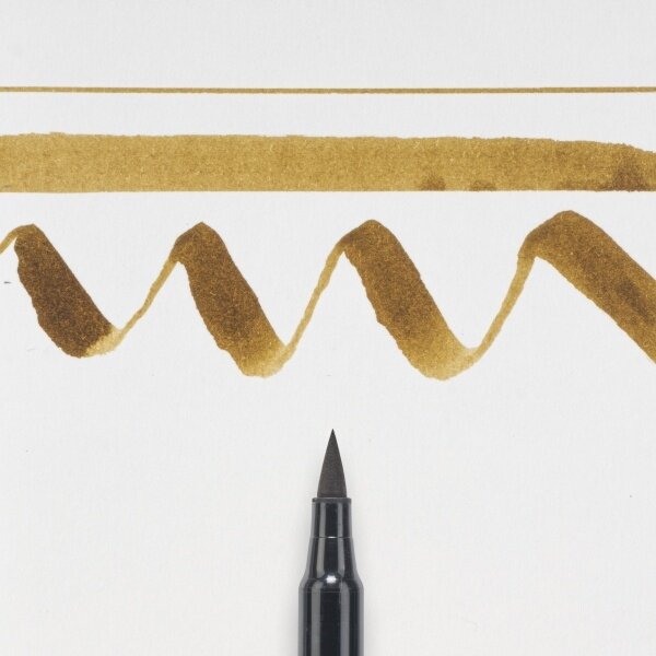 Sakura Koi Color Brush Pen Raw Umber 2